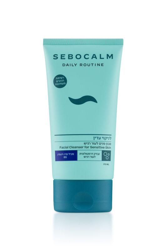 SeboCalm stangrinamoji prausimosi želė jautriai veido odai 170ml
