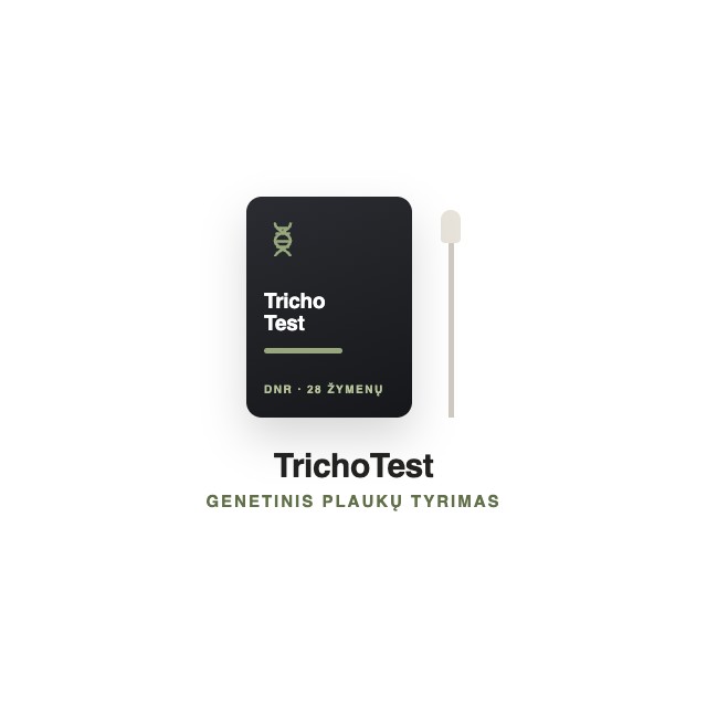 TrichoTest genetinio plaukų tyrimo rinkinys